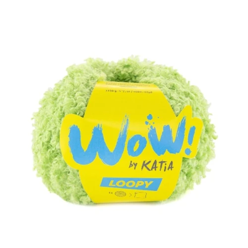 Włóczka Katia WOW! Loopy 156 limonka