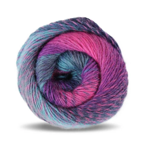 Włóczka Rellana Kolibri 6211  entrelac, entrelak,skarpetkowa, skarpetowa, na skarpetki, cieniowana, chusty, czapki, szale, wełna superłosz, wełna superwashe, skarpety
