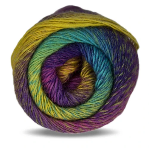 Włóczka Rellana Kolibri 6218 entrelac, entrelak,skarpetkowa, skarpetowa, na skarpetki, cieniowana, chusty, czapki, szale, wełna superłosz, wełna superwashe, skarpety