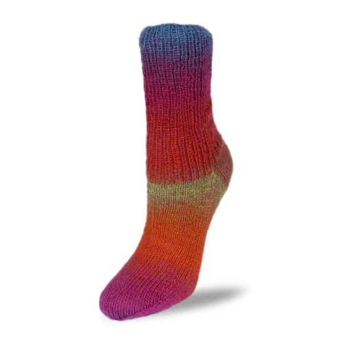 Włóczka Rellana Kolibri 6219 entrelac, entrelak,skarpetkowa, skarpetowa, na skarpetki, cieniowana, chusty, czapki, szale, wełna superłosz, wełna superwashe, skarpety