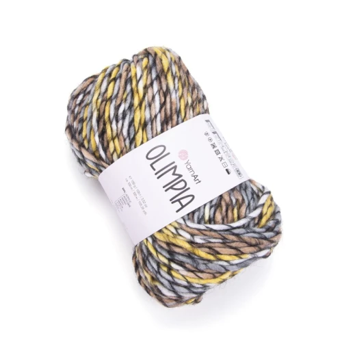 Włóczka Yarn Art Olimpia 1411  wełna, z wełną, akryl, z akrylem, akrylowa, czapki, swetry, szaliki, gruba, kolorowa, czapka, czapkę