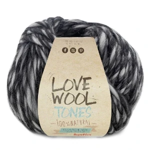 Włóczka Katia LOVE WOOL Tones 205 czarny