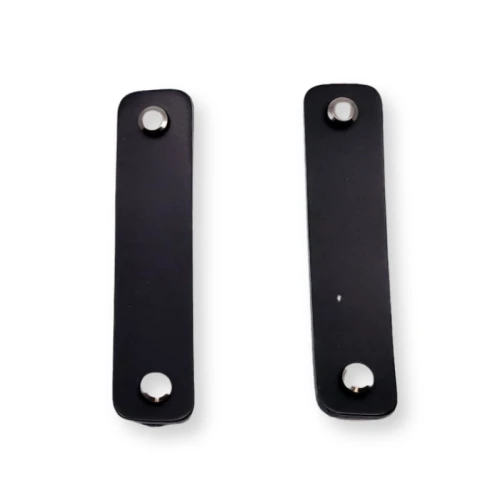 Paski skórzane 10 cm, 2 szt, UPZ10 czarny