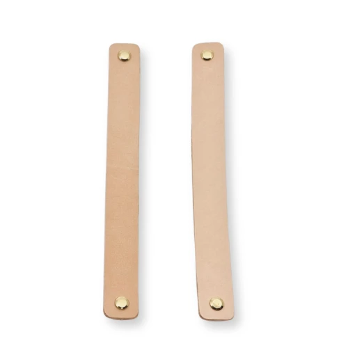 Paski skórzane 20 cm, 2 szt, UPZ20 camel