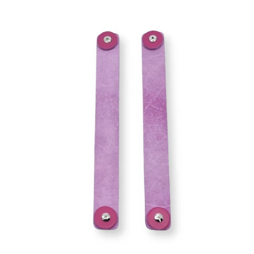 Paski skórzane 20 cm, 2 szt, UPZ20 fuksja