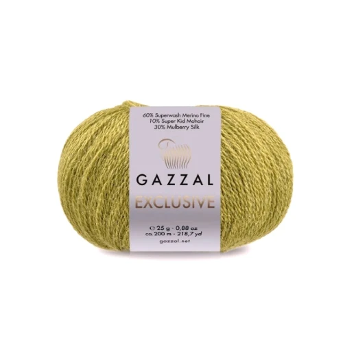 Włóczka Gazzal Exclusive 9927 oliwa