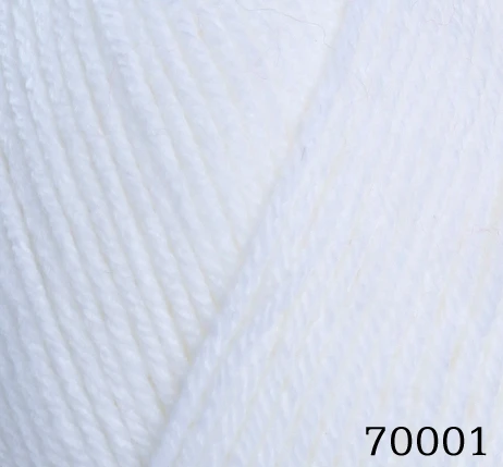 Włóczka Himalaya Everyday 70001 biały Himalaja, antypilling, akryl, akrylowa, nie mechaci się, z akrylem, antypiling