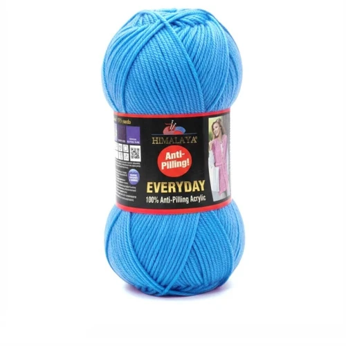 Włóczka Himalaya Everyday 70035 niebieski, akrylowa, antypilling