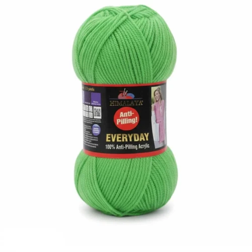 Włóczka Himalaya Everyday 70050 zielony neon, akrylowa, antypilling