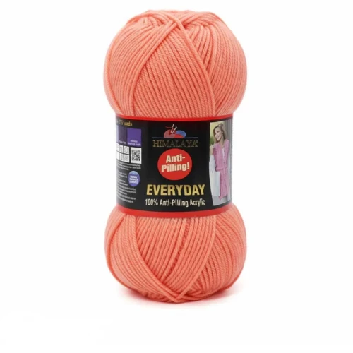 Włóczka Himalaya Everyday 70051 pomarańcz neon, akrylowa, antypilling