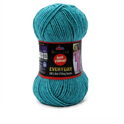 Włóczka Himalaya Everyday 70053 ciemny turkus, akrylowa, antypilling