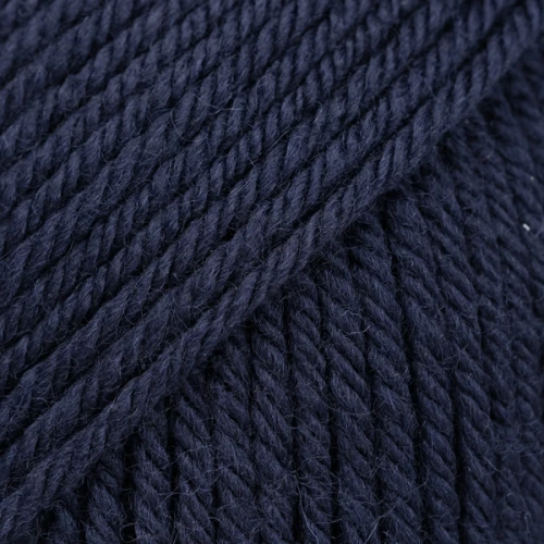 Włóczka DROPS Daisy 38 ciemny granat wełna, z wełną, merino, merynos, z merynosem