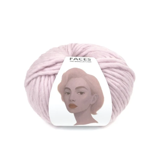 Włóczka FACES 7597 orchid tint the woolcatcher, gruba typu bulky, 200g w motku