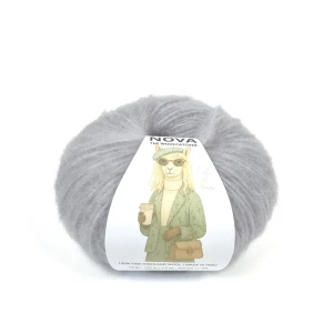 Włóczka NOVA 9479 Silver Grey