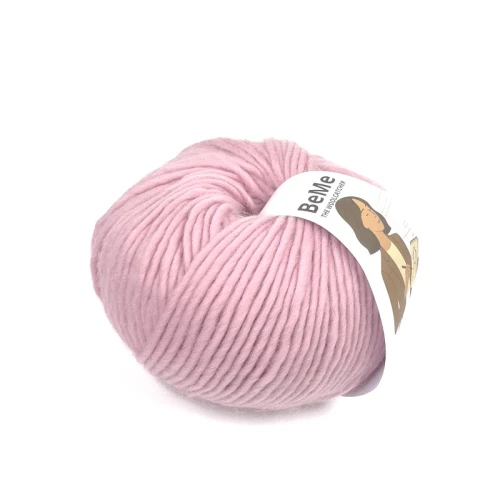 wełna BeMe 8930 dusty rose , 100% peruwiańska wełna fine highland, miękka i delikatna dla skóry