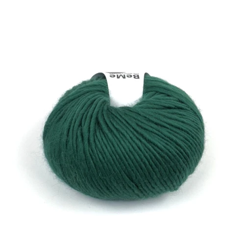 wełna BeMe 1420 green velvet, 100% peruwiańska wełna fine highland, miękka i delikatna dla skóry