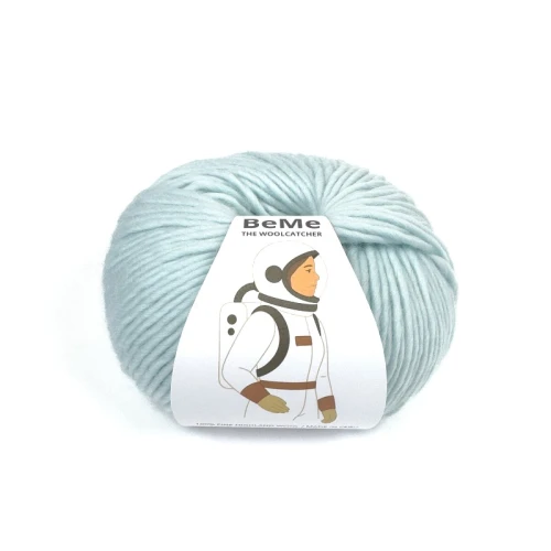 wełna BeMe 8175 sky blue, 100% peruwiańska wełna fine highland, miękka i delikatna dla skóry