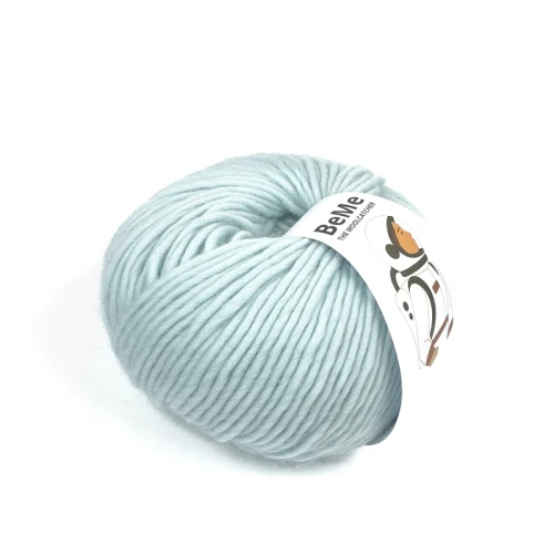wełna BeMe 8175 sky blue, 100% peruwiańska wełna fine highland, miękka i delikatna dla skóry