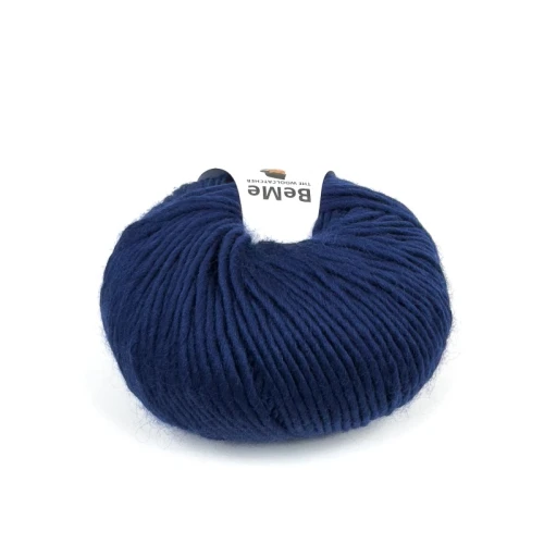wełna BeMe 10432 indigo, 100% peruwiańska wełna fine highland, miękka i delikatna dla skóry