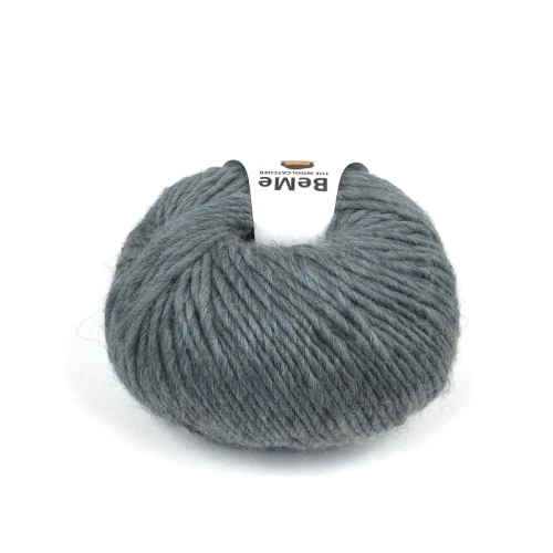 wełna BeMe 2687 Old Jeans melanż, 100% peruwiańska wełna fine highland, miękka i delikatna dla skóry