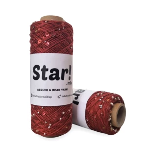 Włóczka Star! by mila, 15 bordowy