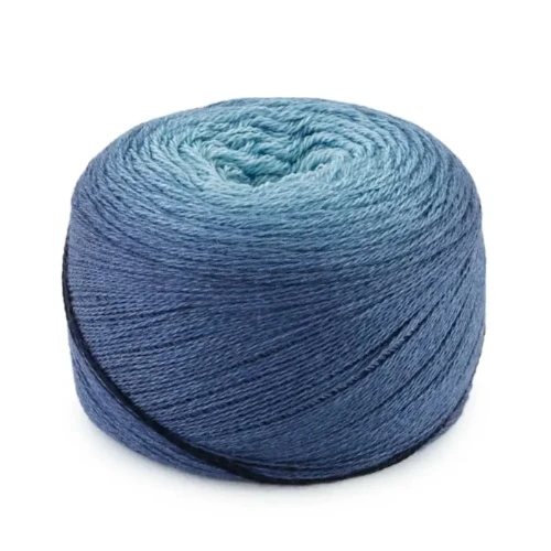 Włóczka KnitPro Diva Gradient GR6004 Indigo Blues merino, jedwab, merynos, z merynosem, z jedwabiem, chusty, szale, szalik, ombre, gradientowa, gradient, cieniowana