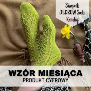 Wzór na skarpety JEDROW od Knitolog /PRODUKT CYFROWY/