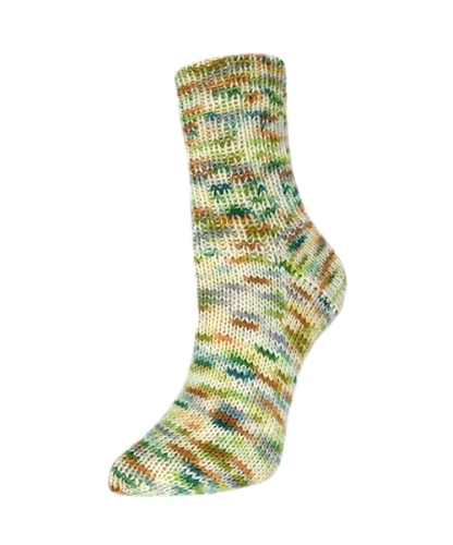 Włóczka Rellana Flotte Socke 4f. Seide-Kunterbunt 3150 skarpetkowa, skarpetowa, skarpetki, skarpety, merino, merynos, z jedwabiem, z poliamidem, sweter, szalik, czapka, chusta