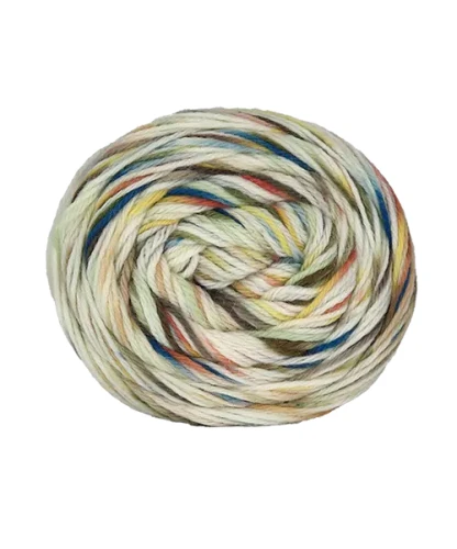 Włóczka Rellana Flotte Socke 4f. Seide-Kunterbunt 3154 skarpetkowa, skarpetowa, skarpetki, skarpety, merino, merynos, z jedwabiem, z poliamidem, sweter, szalik, czapka, chusta