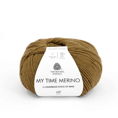 Włóczka GABO WOOL My Time Merino by HSOM 9134 wielbłądzia miękkość