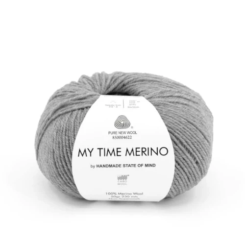 Włóczka GABO WOOL My Time Merino by HSOM 9400 szary pył