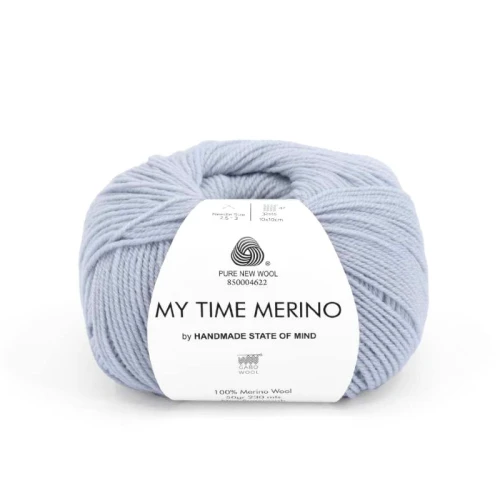 Włóczka GABO WOOL My Time Merino by HSOM 9442 niebieski kryształ