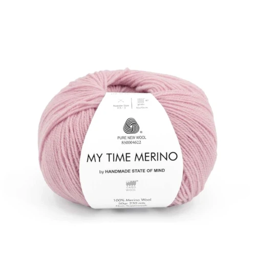 Włóczka GABO WOOL My Time Merino by HSOM 9552 koronkowy róż
