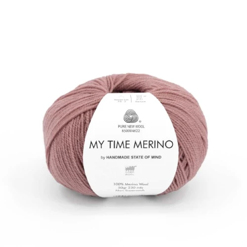 Włóczka GABO WOOL My Time Merino by HSOM 9591 pudrowy róż