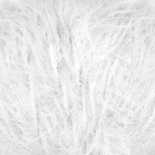 Włóczka Gazzal Marilyn & Merinos LUREX 8269L biały ze srebrem