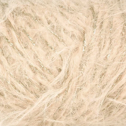 Włóczka Gazzal Marilyn & Merinos LUREX 8271L beż ze złotem
