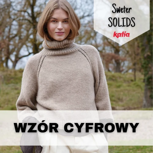 Wzór na Sweter SOLIDS od Katia /PRODUKT CYFROWY/
