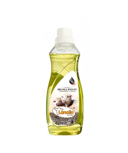 Płyn do prania wełny LANOLIN 500 ml /POLSKI PRODUKT/
