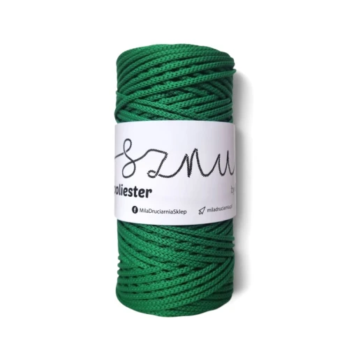 Sznurek poliestrowy by Mila 3 mm, 100m, 49 zielony