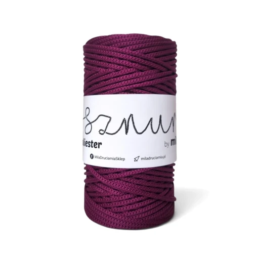 Sznurek poliestrowy by Mila 3 mm, 100m, 188 oberżyna