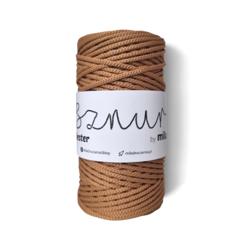 Sznurek poliestrowy by Mila 3 mm, 100m, 39 toffi