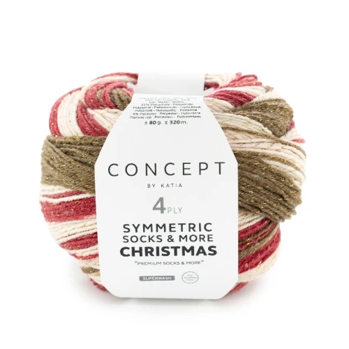 Włóczka Katia Christmas Symmetric Socks&More 200