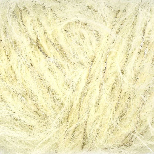 Włóczka Gazzal Marilyn & Merinos LUREX 8262L cytrynowy włochata, puszysta, merynos, merino, kudłata, z długim włosem, długi włos