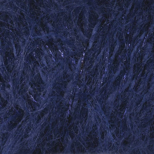 Włóczka Gazzal Marilyn & Merinos LUREX 8273L granatowy  włochata, puszysta, merynos, merino, kudłata, z długim włosem, długi włos