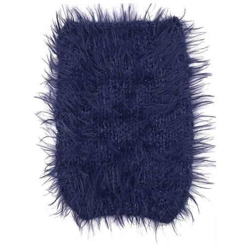 Włóczka Gazzal Marilyn & Merinos LUREX 8273L granatowy  włochata, puszysta, merynos, merino, kudłata, z długim włosem, długi włos