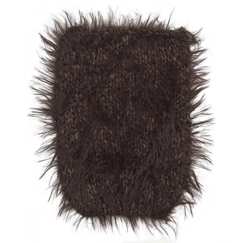 Włóczka Gazzal Marilyn & Merinos LUREX 8285L brązowy włochata, puszysta, merynos, merino, kudłata, z długim włosem, długi włos