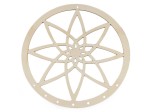 Obręcz do łapaczy snów mandala, sklejka śr. 25 cm