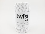 Sznurek skręcany Twist 3mm 100m, 01 biały